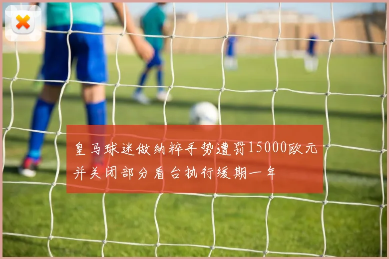 皇马球迷做纳粹手势遭罚15000欧元并关闭部分看台执行缓期一年